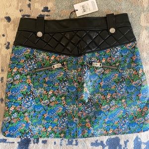 NWT coach leather skirt